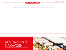 Tablet Screenshot of lojanakayoshi.com.br